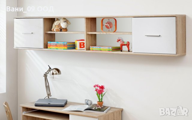 204см! Голяма стенна етажерка , снимка 2 - Етажерки - 43535276