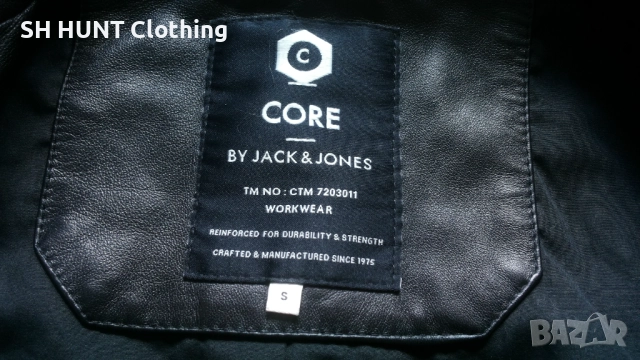 Jack & Jones JJCODALTON Leather Jacket Размер S мъжко яке естествена кожа 1-63, снимка 14 - Якета - 52825176