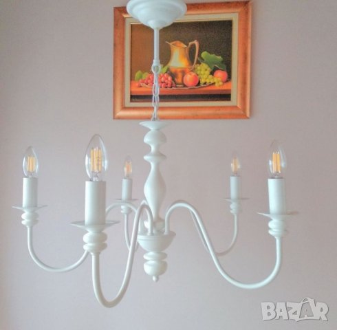 Шаби шик аплик свещ,нощна лампа за стена,модерна класика,осветление за спалня,хол,трапезария, снимка 13 - Лампи за стена - 24663744