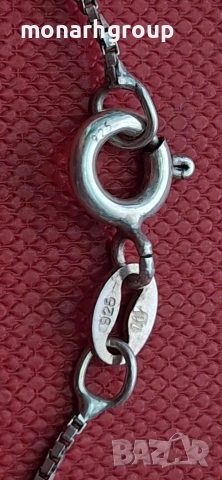 Сребърна верижка, снимка 5 - Колиета, медальони, синджири - 52713769