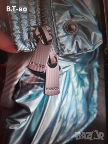 Pinko оригинално яке металик, снимка 7 - Якета - 43761159