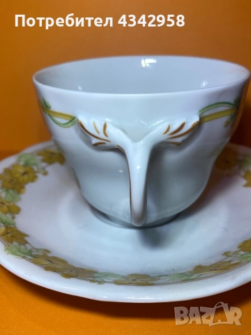 Vintage(1918-1935г.) Oscar Schaller Schwarzenbach. 2 порцеланови сета., снимка 4 - Антикварни и старинни предмети - 52878063