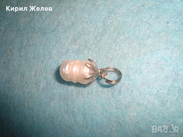 АРТ ВИСУЛКА МЕДАЛЬОН ПЕРЛЕН ПЕНДАНТ 19360, снимка 4 - Колиета, медальони, синджири - 35644141