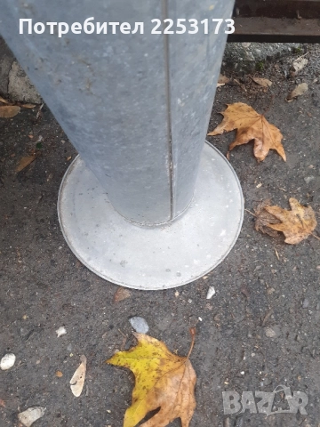 Фуниеобразно кошче за смет от поцинкована ламарина , снимка 2 - Други машини и части - 52425863