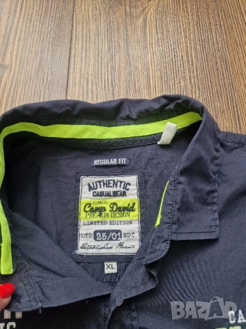 Страхотна мъжка риза CAMP DAVID размер XL, снимка 5 - Ризи - 50669859