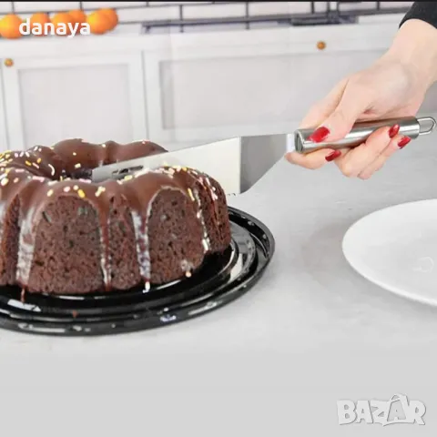 5727 Кухненска лопатка с нож за торта 2 в 1, снимка 9 - Аксесоари за кухня - 49126277