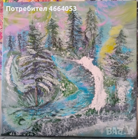 "Роза";"Амарилис 1"; "Дървото на живота"; "Зимен пейзаж"; " Амарилис 1"; "Коледен Исус", снимка 4 - Картини - 52583156