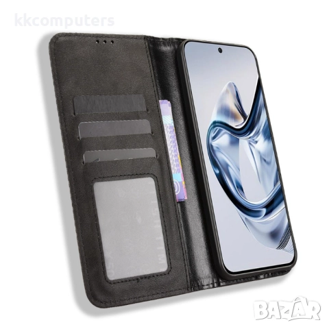 Кожен Ретро Калъф за ZTE nubia Air 5G- Магнитно затваряне, Държач за Карти и Стойка, вкл. Протектор,, снимка 12 - Калъфи, кейсове - 52402565