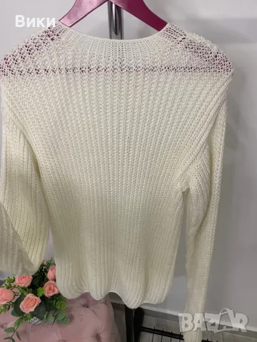 Ръчно плетене блуза универсален размер, снимка 13 - Блузи с дълъг ръкав и пуловери - 48834819
