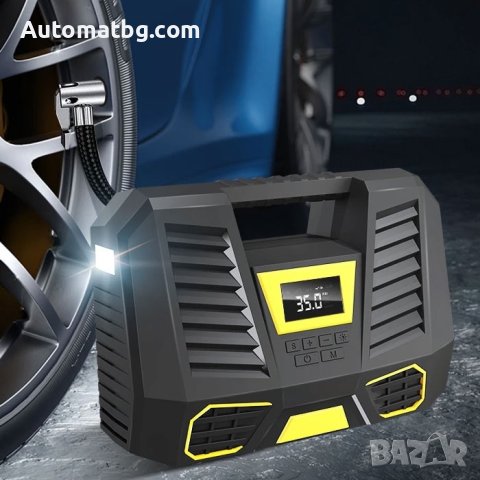 Компресор за гуми Automat, Дигитален, 12V, 150Psl, снимка 2 - Аксесоари и консумативи - 40645044
