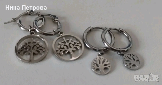 Бижута от медицинска стомана , снимка 2 - Бижутерийни комплекти - 52832559