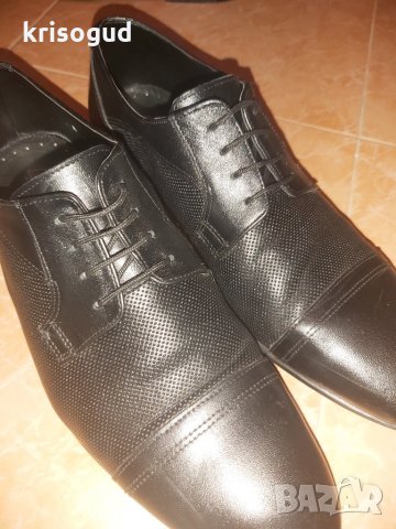 Елегантни мъжки обувки от естествена кожа Fantasia (Megias) №41 27,5см, снимка 5 - Официални обувки - 28504621