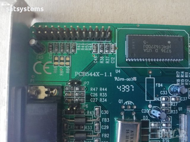 Видео карта Cirrus Logic CL-5446NB 1MB PCI, снимка 6 - Видеокарти - 37253988