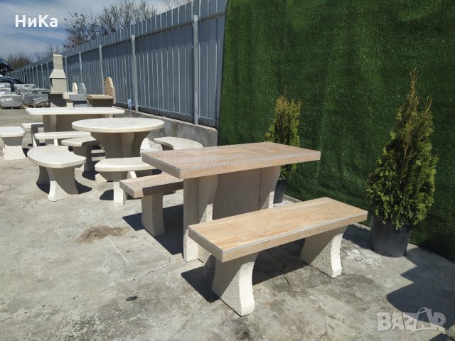Градинска маса с пейки - градински комплект, сет ” КАПУЧИНО ”, снимка 4 - Градински мебели, декорация  - 32571461