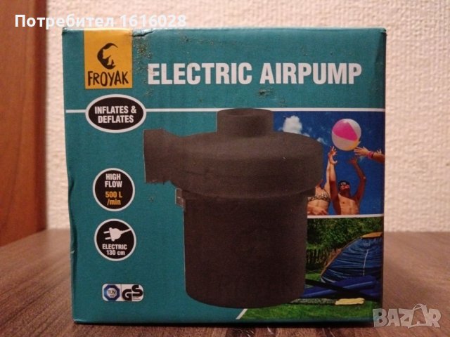 Електрическа въздушна помпа за надуване и изпускане., снимка 8 - Компресори - 43610600