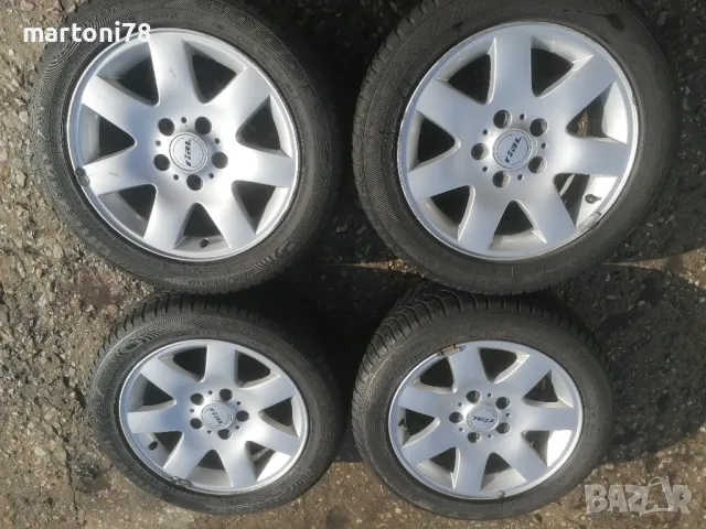 Комплект оригинални алуминиеви джанти за BMW 16 цола със зимни гуми. 