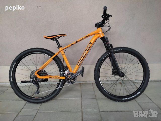 Продавам колела внос от Германия алуминиев мтв велосипед BICICASA 27,5 цола  ROCK SHOX 