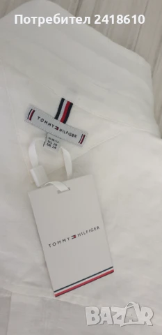 Tommy Hilfiger 100%  Лен / Womens Shirt Oversize  Size XL НОВО!  ОРИГИНАЛ! Дамска Ленена Риза!, снимка 16 - Ризи - 50736921
