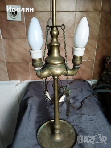 стара настолна лампа арт деко, снимка 5 - Настолни лампи - 28980386