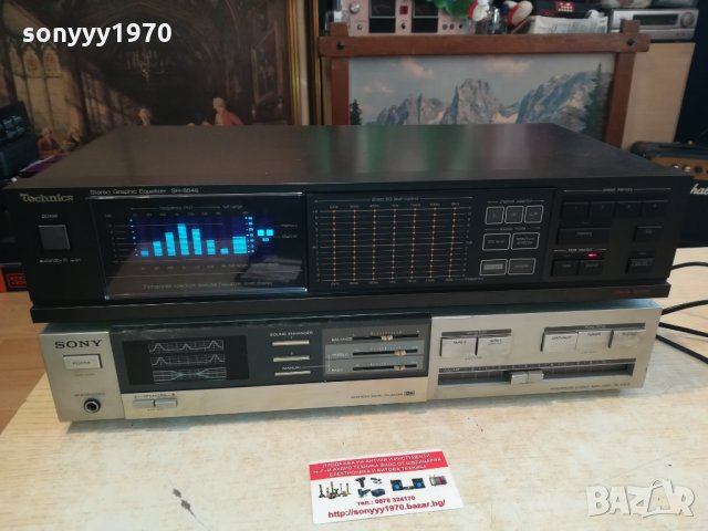 TECHNICS EQUALIZER & SONY AMPLIFIER-JAPAN 2501221954, снимка 4 - Ресийвъри, усилватели, смесителни пултове - 35560617