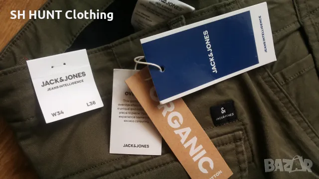 Jack & Jones JJIPAUL CARGO Stretch Trouser размер 34 / 36 еластичен карго панталон - 1149, снимка 7 - Панталони - 50275643