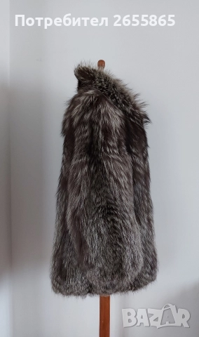 Палто от сребърна лисица, снимка 6 - Палта, манта - 52929223