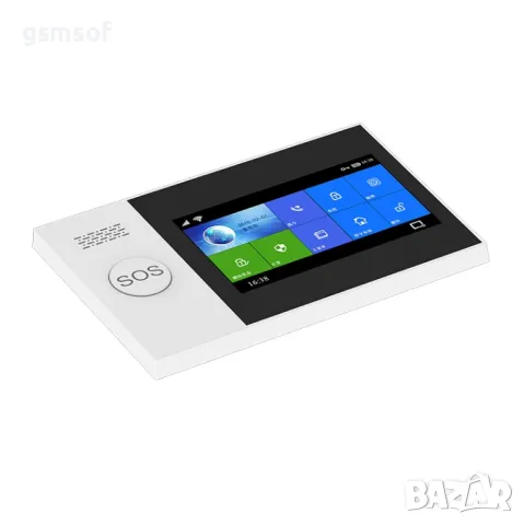 GSM/WIFI алармена СОТ система с известяване на телефон с тъч панел Tuya, Smartlife, снимка 2 - Други - 47535452