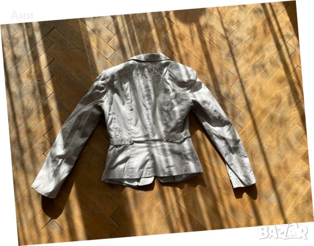 Сиво сако H&M 34 160/80A, снимка 8 - Сака - 43546009