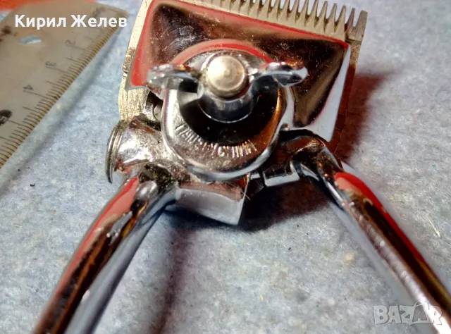 MADE in CHINA Стара МАШИНКА За ПОДСТРИГВАНЕ КЛАСИЧЕСКИ РЕТРО МОДЕЛ За КОЛЕКЦИЯ 48325, снимка 4 - Антикварни и старинни предмети - 47597919