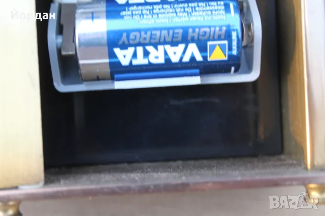 Масивен Англииски настолен часовник с Немски механизъм, снимка 15 - Антикварни и старинни предмети - 47356636