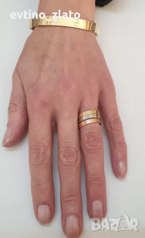 Златни гривни модел ПИРОН и други, снимка 14 - Гривни - 42535840