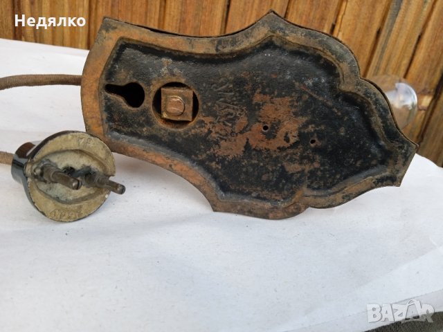 Стара австрийска настолна лампа,1900г,работеща, снимка 13 - Антикварни и старинни предмети - 35204139