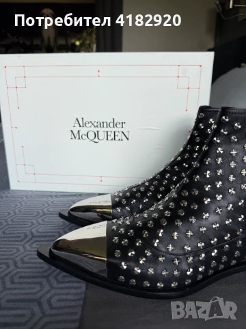 Чисто нови обувки Alexander McQueen, снимка 3 - Дамски боти - 51215696