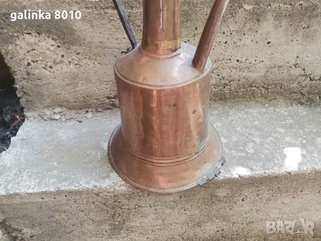 Стар меден съд, ибрик, снимка 3 - Антикварни и старинни предмети - 51401499