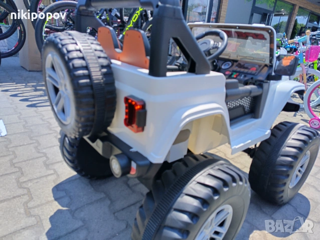 US Двуместен акумулаторен джип FUEGO 4x4, снимка 6 - Детски велосипеди, триколки и коли - 53569359