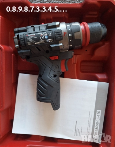 акумулаторен ударен винтоверт бормашина на Парксайд 12В Parkside PSBSAB 12V A1 в гаранция, снимка 3 - Винтоверти - 52935025