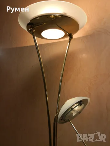 Месинг подова лампа, снимка 6 - Лампиони - 50410119