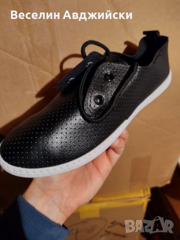 Спортни дишащи ,кожени обувки, снимка 1