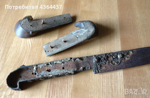 Ятаган,Османски,Балкански,златна набивка,няма кания, снимка 7 - Ножове - 49077258