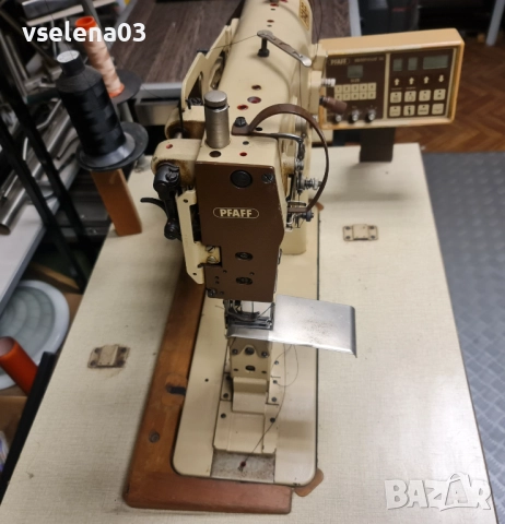 Pfaff шевна машина с двоен транспорт, снимка 2 - Шевни машини - 52101651