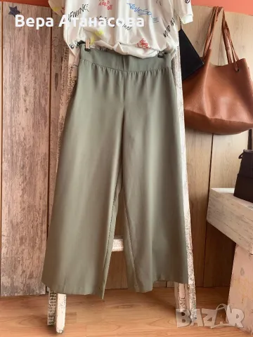 🍒 Широк панталон с ластик на талията🤍, снимка 1