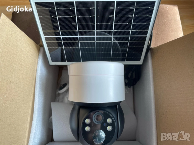 Соларна WiFi smart камера, FULL HD 12MP - iCSee, снимка 5 - IP камери - 52209389