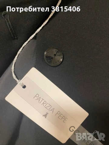 Нов оригинален черен блейзър Patrizia Pepe наличен в размери 42(С/М) и 44(М/Л), снимка 4 - Сака - 52821558