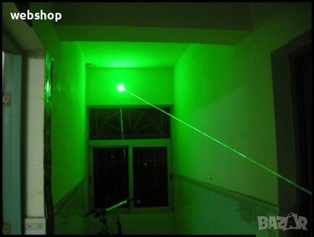 Лазер GreenPointer, 532 nm, 5mW, форма на метална писалка, зелена вълна, снимка 2 - Други инструменти - 43181144