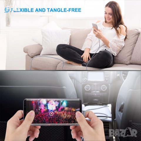 Кабел Tewiky 6FT USB to C (2-Pack), снимка 4 - Оригинални зарядни - 39560289