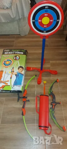 Продавам 2 бр лъкове със мишена и стрели + подаръци -  бонуси