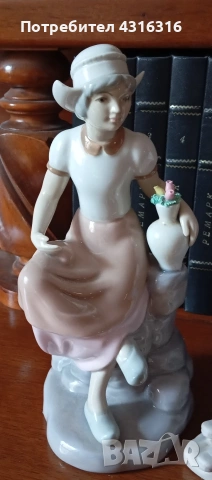 Колекционерски испански порцелан                 ппорцелан Две фигури на фирми., снимка 2 - Колекции - 53591000