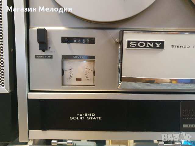 Ролков магнетофон Sony tc-540  В отлично техническо и визуално състояние., снимка 5 - Аудиосистеми - 35283060