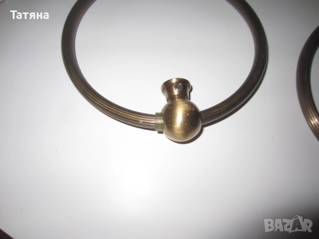 носачи за рафтове;  рингове-  месинг, снимка 7 - Етажерки - 28892038