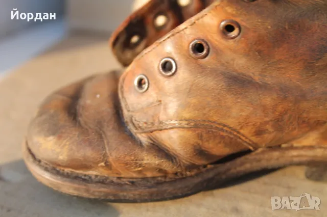 Детски обувки  1920-та година кожа и гьон, снимка 13 - Други ценни предмети - 48015545